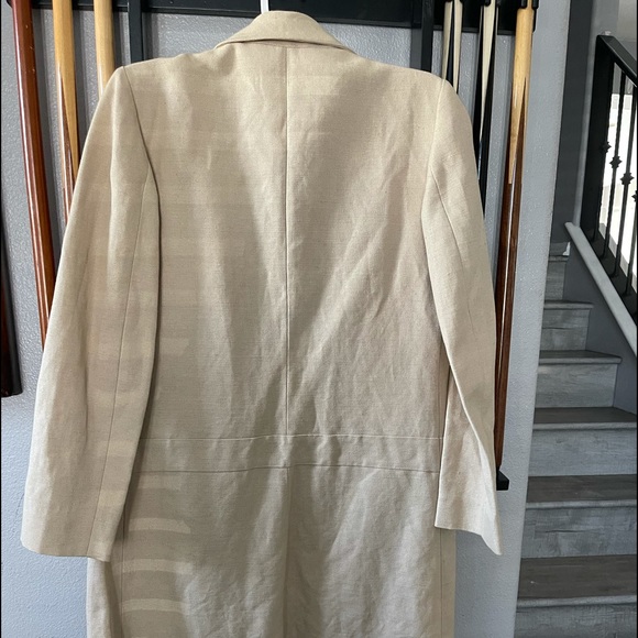 Marni Women Tan Cotton Long Jacket - Picture 2 of 16